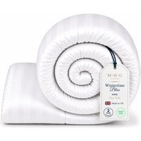 13.5 Tog Winter Duvet Hotel Quality Microfibre Quilt - White / King - image 1