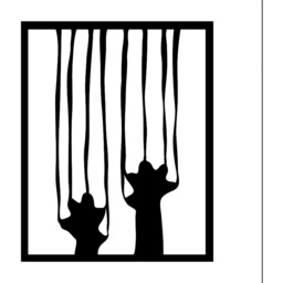 Scratch  Wall Art Metal Decorative Object - Black - Black - thumbnail 2