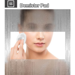 LED Bathroom Cabinet Mirrors Dimmable Demister Pad - White / 60cm - thumbnail 3