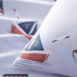 Fun Beach Huts Easycare Polycotton Duvet Set - Multi / Double - thumbnail 3