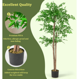 Artificial Bamboo Tree Tall Fake Tree - Green - thumbnail 5
