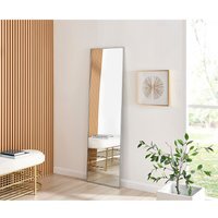 Emma Rectangle Silver Frame Wall Mirror - 170x50cm / 170cm