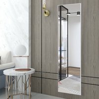 Rectangle Full Length Dressing Mirror - Sliver White - image 1