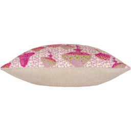 Mushroom Fields Abstract Cushion - Lilac / Polyester - thumbnail 4