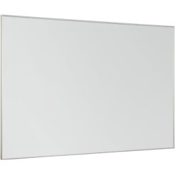 3 x Matt Silver Aluminium Framed Modern Wall Mirror - Silver - thumbnail 4