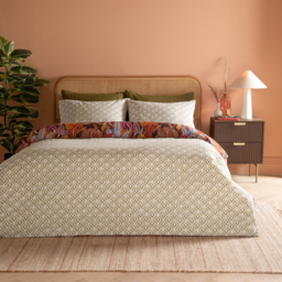 Utopia Printed Reversible Duvet Cover Set Double - Multicolour - thumbnail 2
