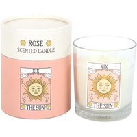 Vintage Tarot Jar Candle - The Sun - Rose / Rose - image 1
