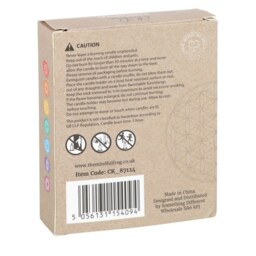 Chakra Harmony Unscented Energy Candle Set 14 Pack - Multicolor - thumbnail 2