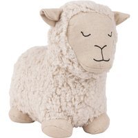 Shearling Fleece Sheep Door Stop - White - image 1