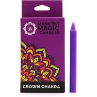 Manifest Magic Candles (pack of 12) Violet Crown Chakra - Violet