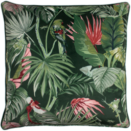 Amazon Creatures Tropical Cushion - Jade / 80 Polyester 20 Feather - thumbnail 2