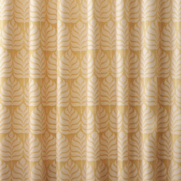 Set of 2 Horto Botanical Room Darkening Eyelet Curtains - Ochre / 168cm / 183cm - thumbnail 4