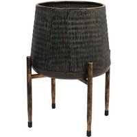 Metal Planter on Stand - Black - image 1