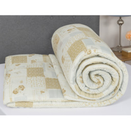 Washable 2.5 Tog Quilt and Pillowcase Set - Au Natural / Single - thumbnail 3