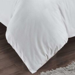400 Thread Count Cotton Duvet Cover Set - White / Single - thumbnail 5