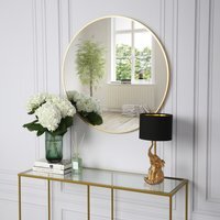 Pandora Round Mirror 60x60cm - Gold - image 1