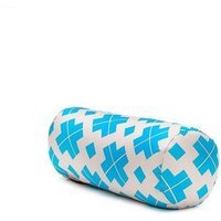 Outdoor Garden Round Bolster Cushion - Turquoise / 2