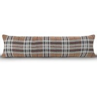 Classic Check Draught Excluder - Natural