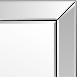 MirrorOutlet Thirlmere Venetian Mirror 137 x 109cm - All glass - thumbnail 4