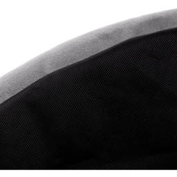 icon Milano Round Velvet Pouffe - Grey - thumbnail 4