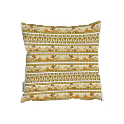 Ornament Of Ancient Egypt To The Frescoes Outdoor Cushion - Yellow / 60cm - thumbnail 2