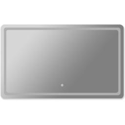 Bathroom Mirror With 3 Colour LED Light - White - thumbnail 2