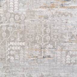 Distressed Aztec Motif Living Area Rug - Greige / 240 x 70cm - thumbnail 4