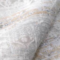 Distressed Aztec Motif Living Area Rug - Greige / 240 x 70cm - thumbnail 5