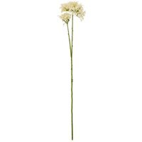 Wyld Haus Set of 3 Cream Crown Hydrangea Artificial Stems 710 mm - Cream