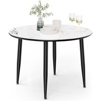 Parma Dining Table Round 4 Seater - Marble
