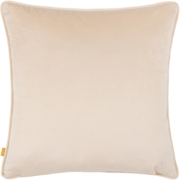 Earthen Velvet Piped Cushion - Natural / Feather - thumbnail 4