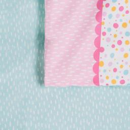 Bright Rainbow Reversible Duvet Set - Pink / Single - thumbnail 2