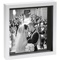 "3D Box Photo Frame - 10 x 10"" with 8x8"" Mount - Black" - thumbnail 1