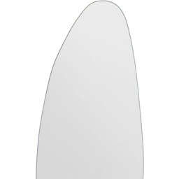 Lacuna Frameless Pond Pebble Wall Mirror - Black / 160cm - thumbnail 3