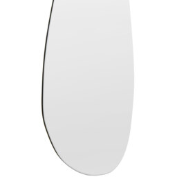 Lacuna Frameless Pond Pebble Wall Mirror - Black / 160cm - thumbnail 4