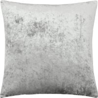 Verona Crushed Velvet Cushion 55 x 55cm - Silver / Polyester - image 1