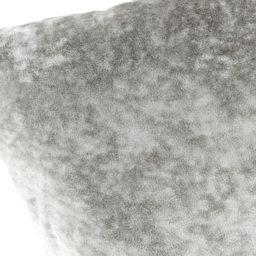 Verona Crushed Velvet Cushion 55 x 55cm - Silver / Polyester - thumbnail 2