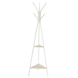 VASAGLE Rack Stand, Coat Tree, Hall Tree Free Standing, Industrial Style - Brown - thumbnail 2