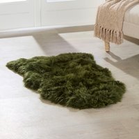 Genuine Sheepskin Rug XXL - Olive / Fur