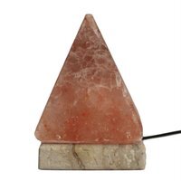 Quality USB Pyramid Salt Lamp 9 cm (Single) - Orange