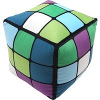 Puzzle Cube Shaped Cushion - Multicolour