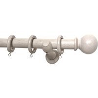 Richmond Curtain Pole - Vintage White / 150cm
