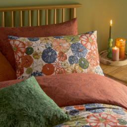 Picking Patch Pumpkin Duvet Cover Set - Pecan / King - thumbnail 5
