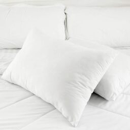 Night Comfort Polycotton Hotel Quality Pillows - White / Firm / 1 - thumbnail 3