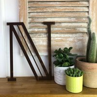 Personalised Metal lettering , Personalised Gift , Rusty Art Deco Letter N - Rusted