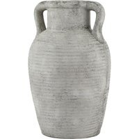 Athena Stone Large Amphora Pot - White