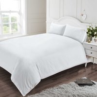 400 Thread Count Cotton Fitted Sheet - White / Single