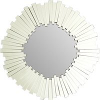 Torino Multi Glass Bevelled Wall Mirror - Silver