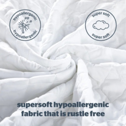 Quilted Waterproof Fitted Mattress Protector - White / King - thumbnail 5