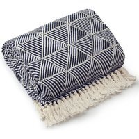 Zahra Blanket Throw - Navy / 130x150cm